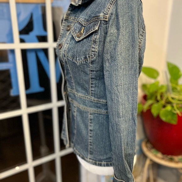 Axcess women denim jacket size S - Picture 3 of 7